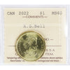 2022 A.G. Bell Canada Dollar ICCS Certified MS-66