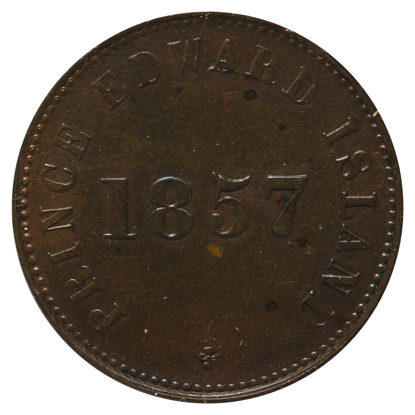 PE-7C4 1857 PEI Self Government & Free Trade Token EF-AU (EF-45) Scr.