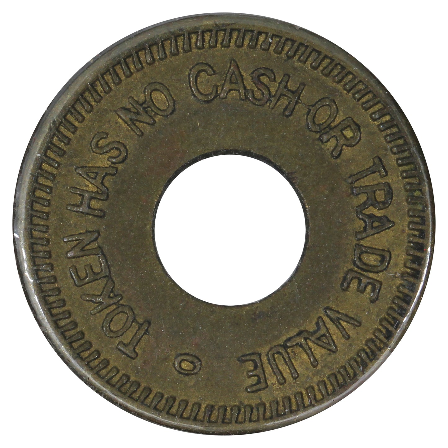 Undated Gaming Token: For Amusement Only