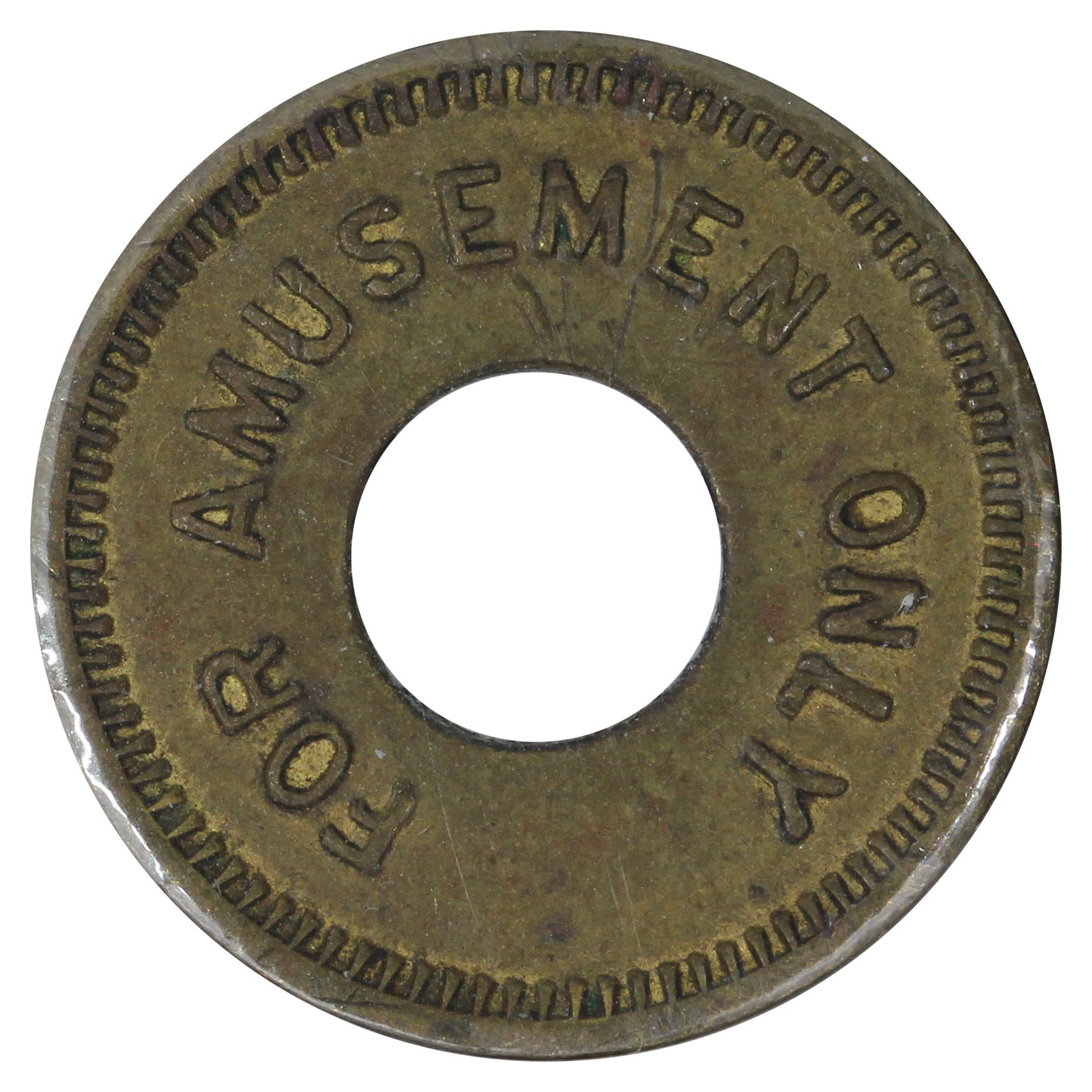 Undated Gaming Token: For Amusement Only