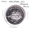 1981 Halifax Joseph Howe Festival Commemorative Dollar Token: Clipper Stag, 1854