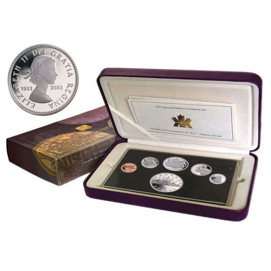 2003 Canada Coronation Proof Set (1953-2003).