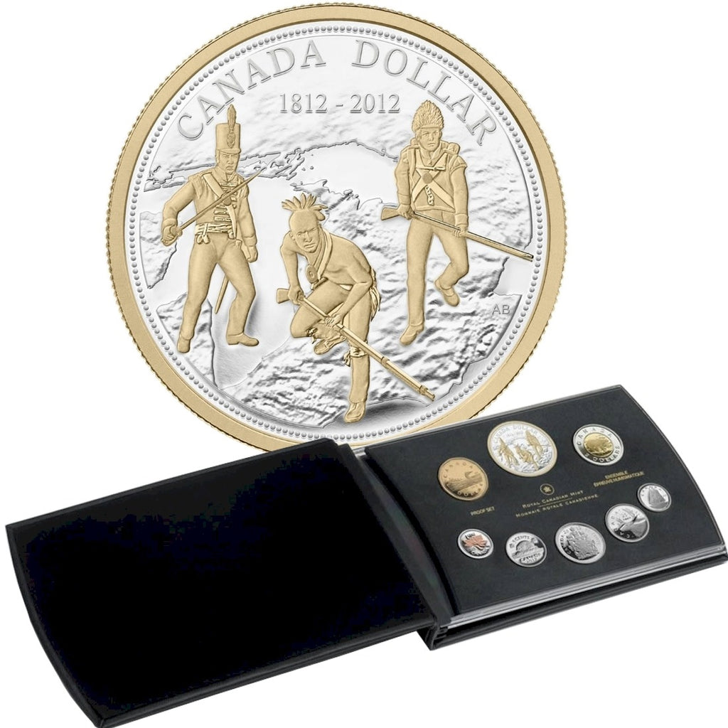 2012 Canada War of 1812 Fine Silver Deluxe Proof Set (TAX Exempt)