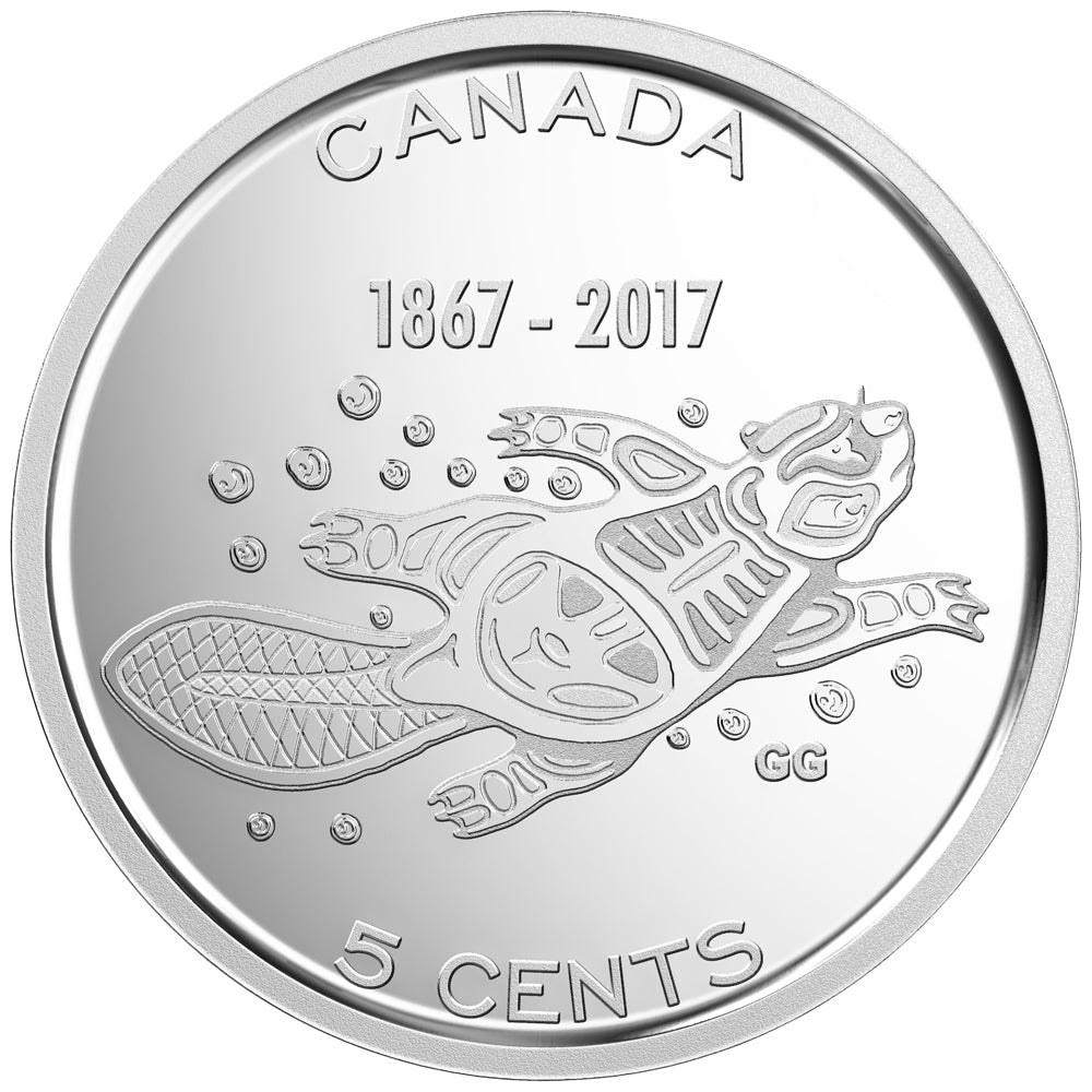 2017 Canada Our Home & Native Land Ltd Ed Silver Dollar Proof Set