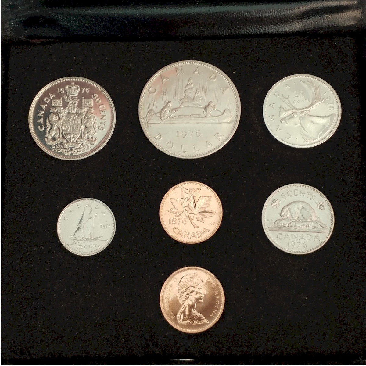 1976 Canada Specimen Double Penny Set