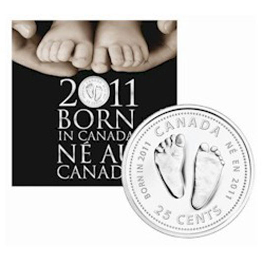 2011 Canada Baby 7-coin Gift Set with struck 25ct