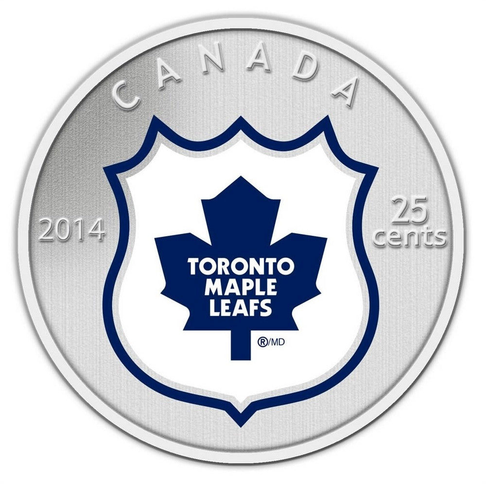 2014 Canada 25-cent Toronto Maple Leafs Pop-Up Jersey Coin & Stamp Set