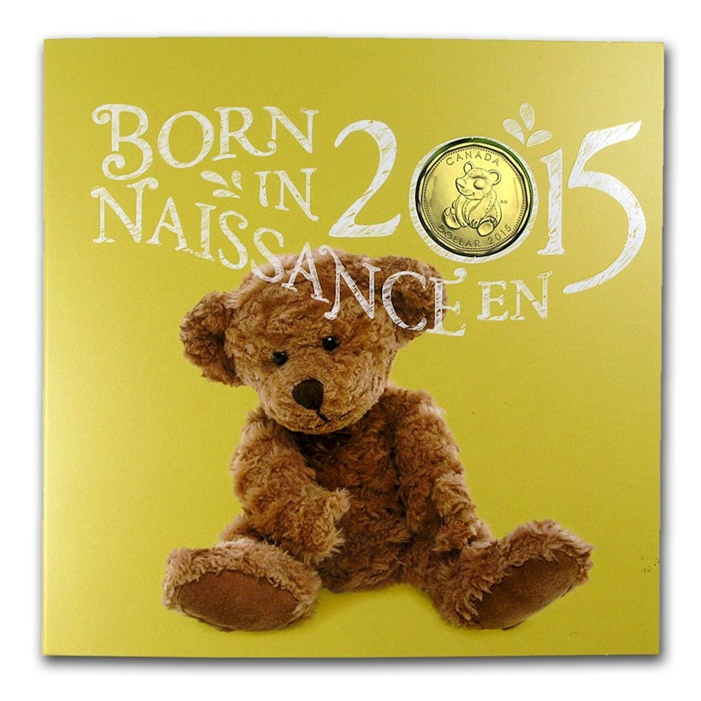 2015 Canada Baby Gift Set with struck Loon Dollar - 133223