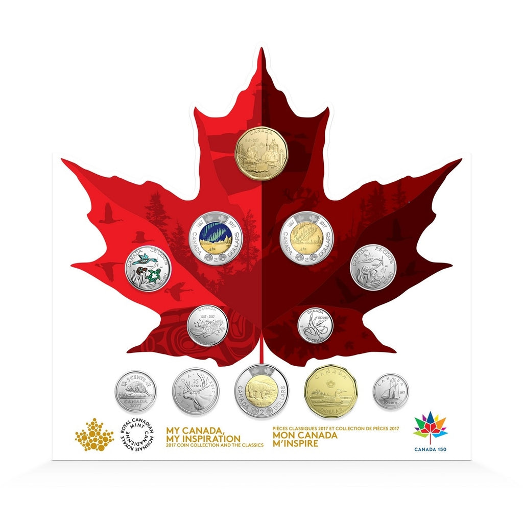 2017 Canada 150 Circulation 12-Coin Keepsake Collection