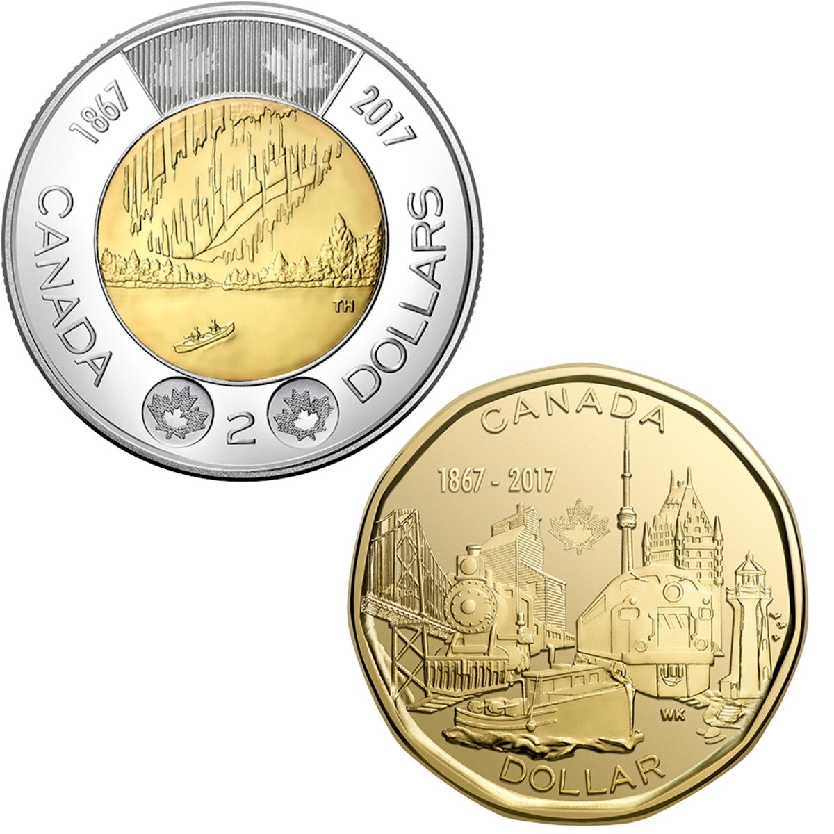 2017 Canada 150 Circulation 12-Coin Keepsake Collection