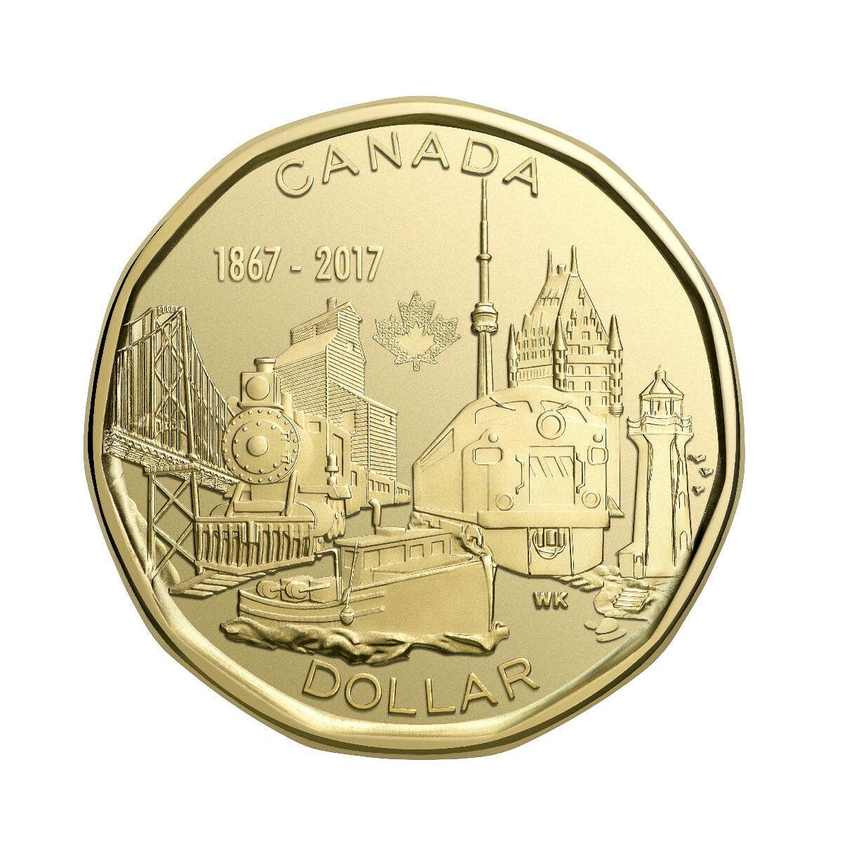 2017 5-coin My Canada, My Inspiration Collector Card with Scarce Glow in the Dark $2 Dance