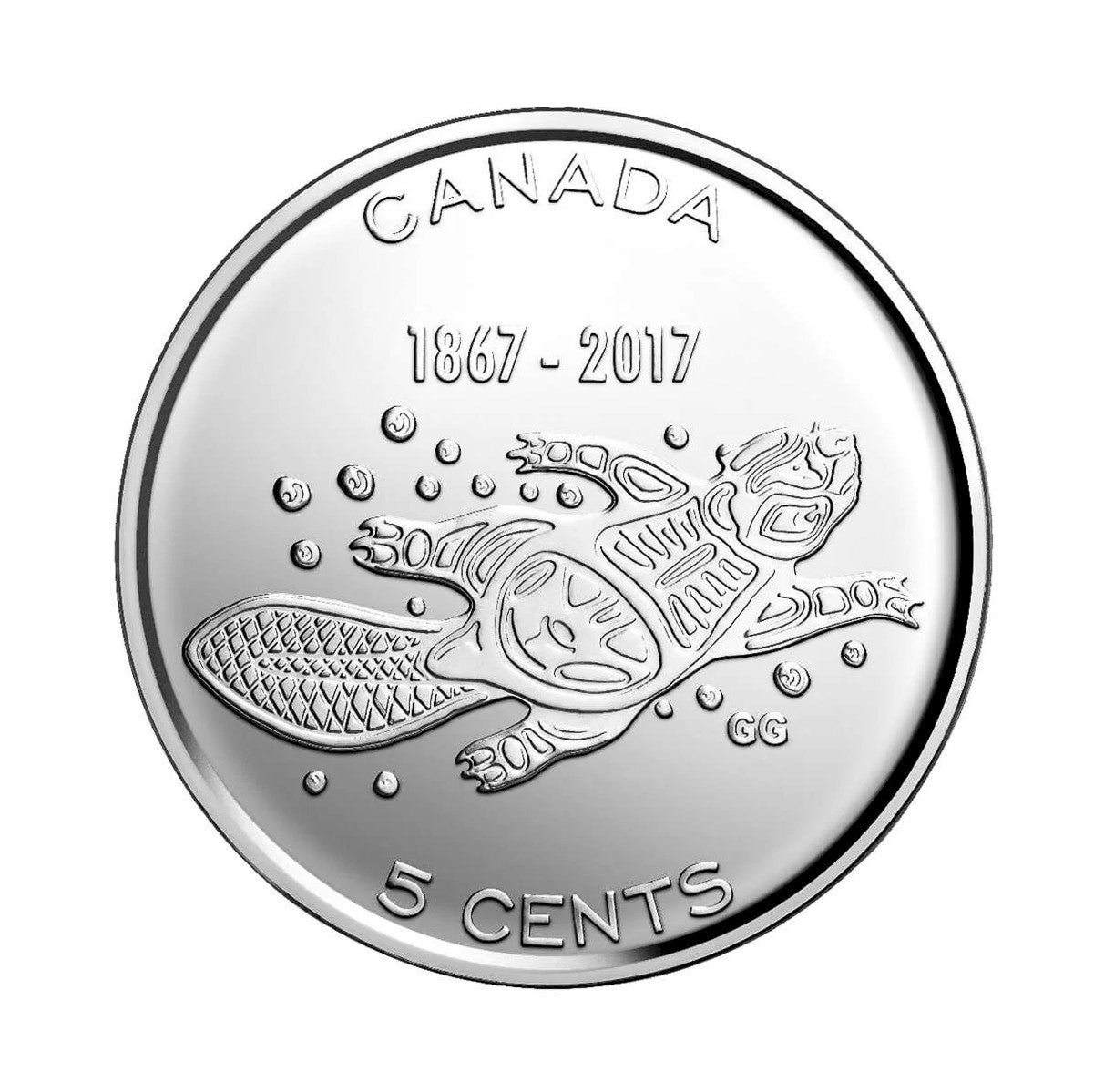 2017 5-coin My Canada, My Inspiration Collector Card with Scarce Glow in the Dark $2 Dance