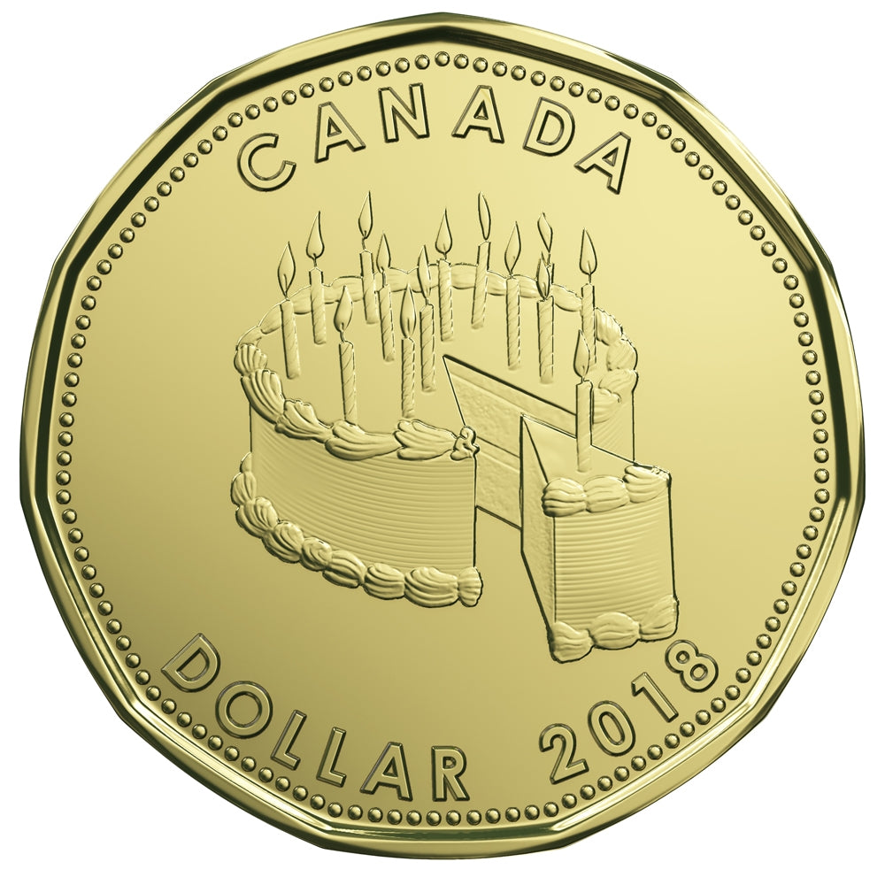 2018 Canada Birthday Gift Set with Special Loon Dollar