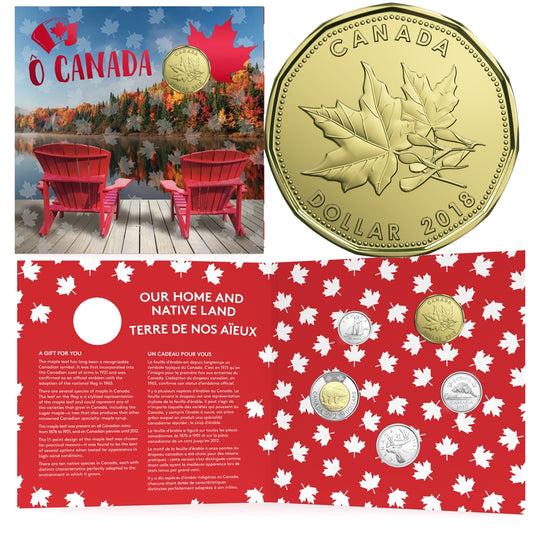 2018 Oh Canada Gift Set with Special Loon Dollar