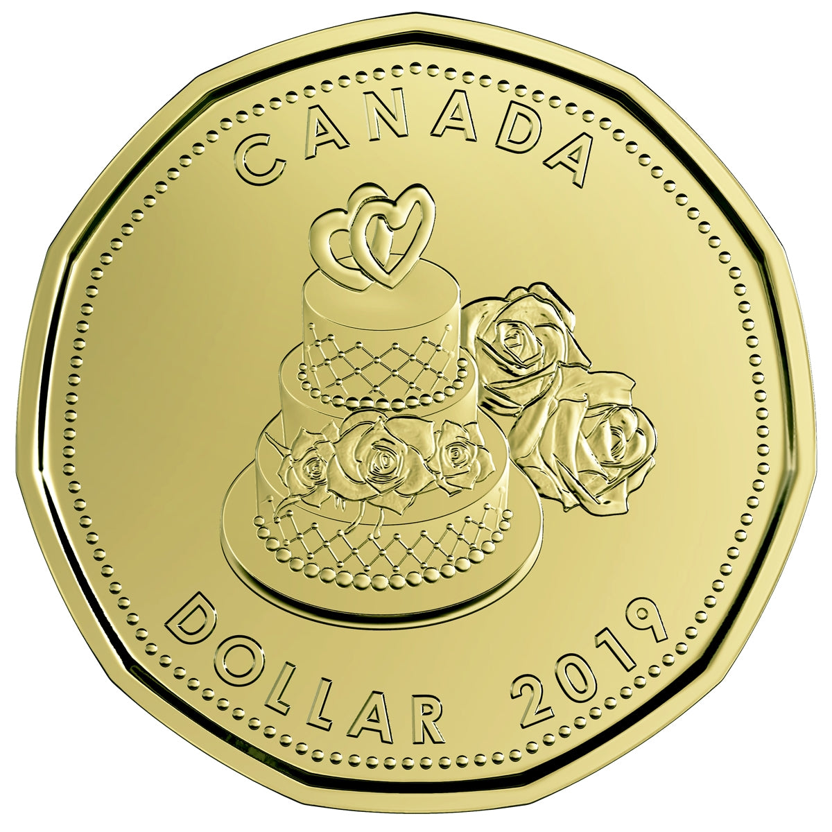 2019 Canada Wedding Gift Set with Wedding Cake Loon