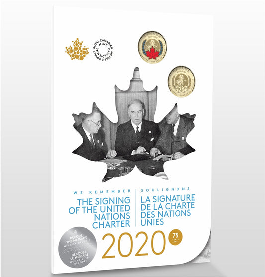 2020 Canada 75th Anniversary of the Signing of the United Nations Charter Keepsake Set