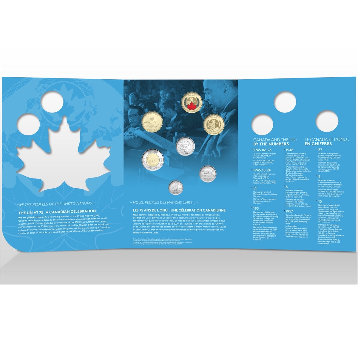 2020 Canada 75th Anniversary of the Signing of the United Nations Charter Keepsake Set