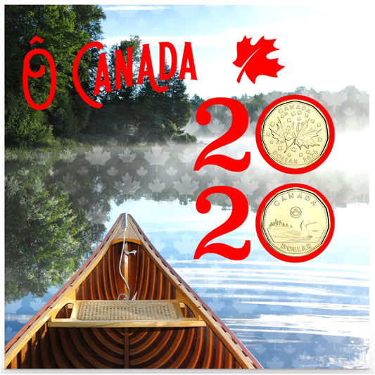 2020 O Canada Gift Coin Set with Special Loon Dollar