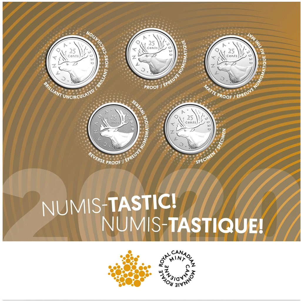 2020 Canada Numis-tastic! 5-coin Set