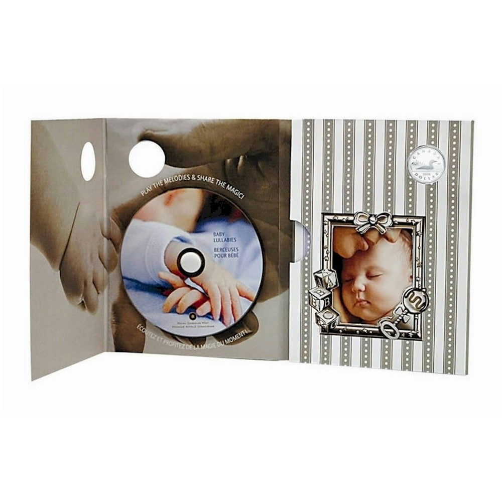 2008 Canada Baby Lullabies CD & Sterling Silver Dollar Set