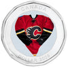 2009 Calgary Flames NHL Coin Set with $1 Coloured Jersey