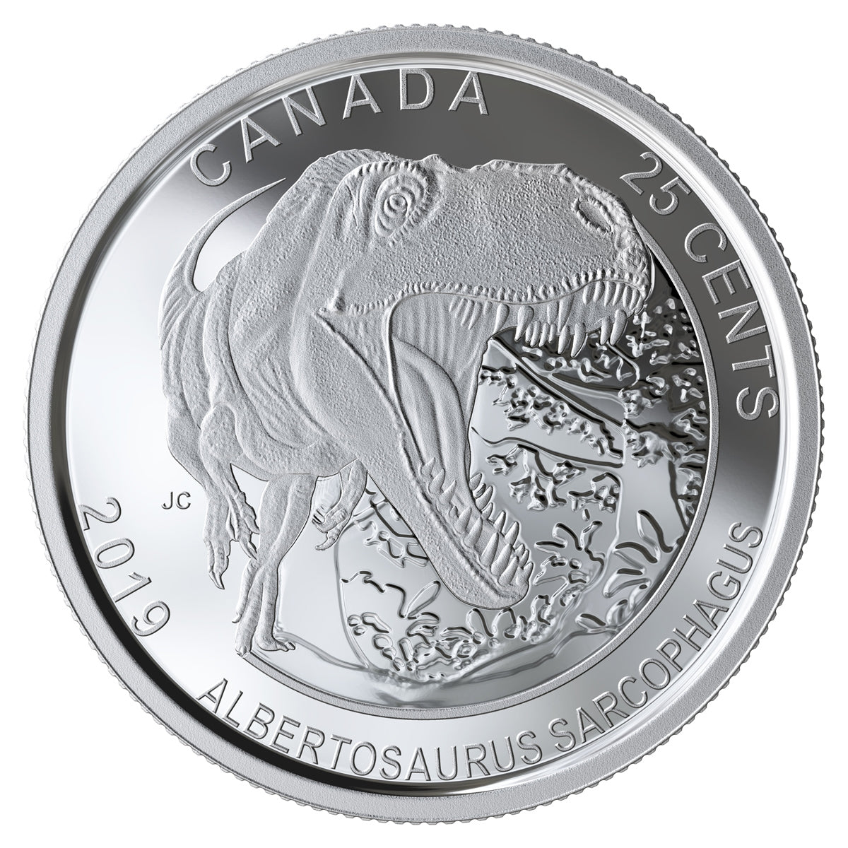 2019 25-cent Dinosaurs of Canada Coin Set