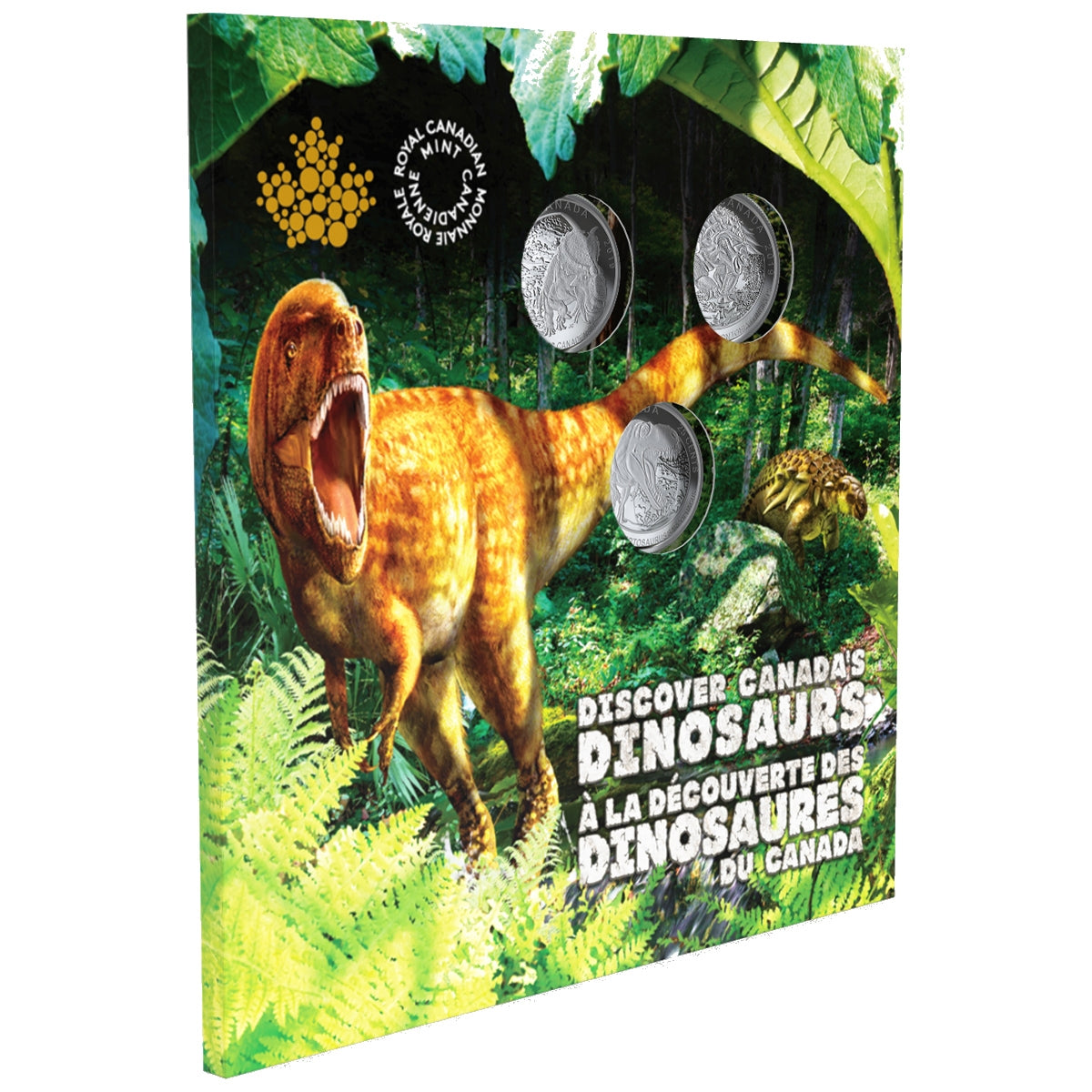 2019 25-cent Dinosaurs of Canada Coin Set