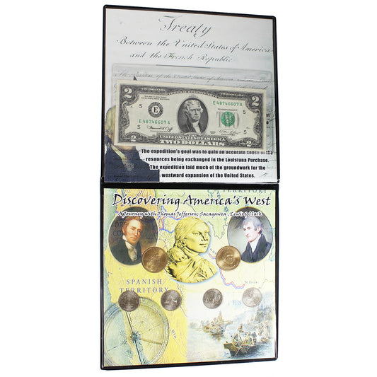American Heritage Mint USA Coin & Note Set: Discovering America's West
