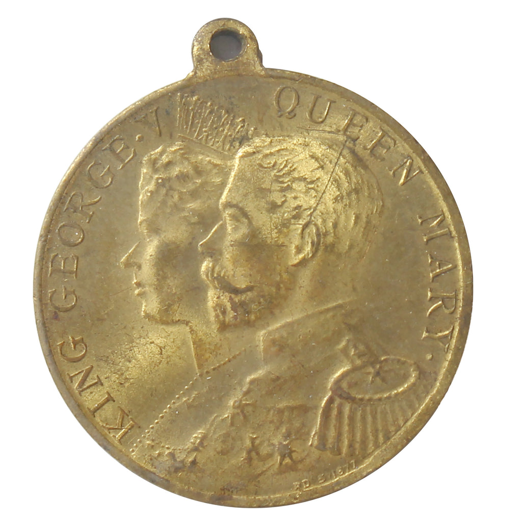 1911 Medal In Commemoration of the Coronation of George V & Queen Mary ...