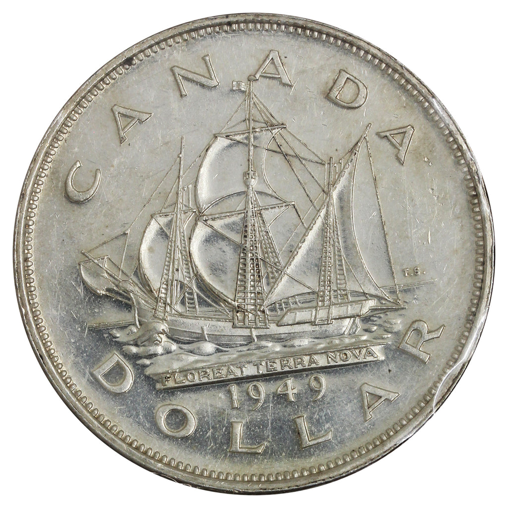 1949 Canada Dollar AU-UNC (AU-55) Impaired