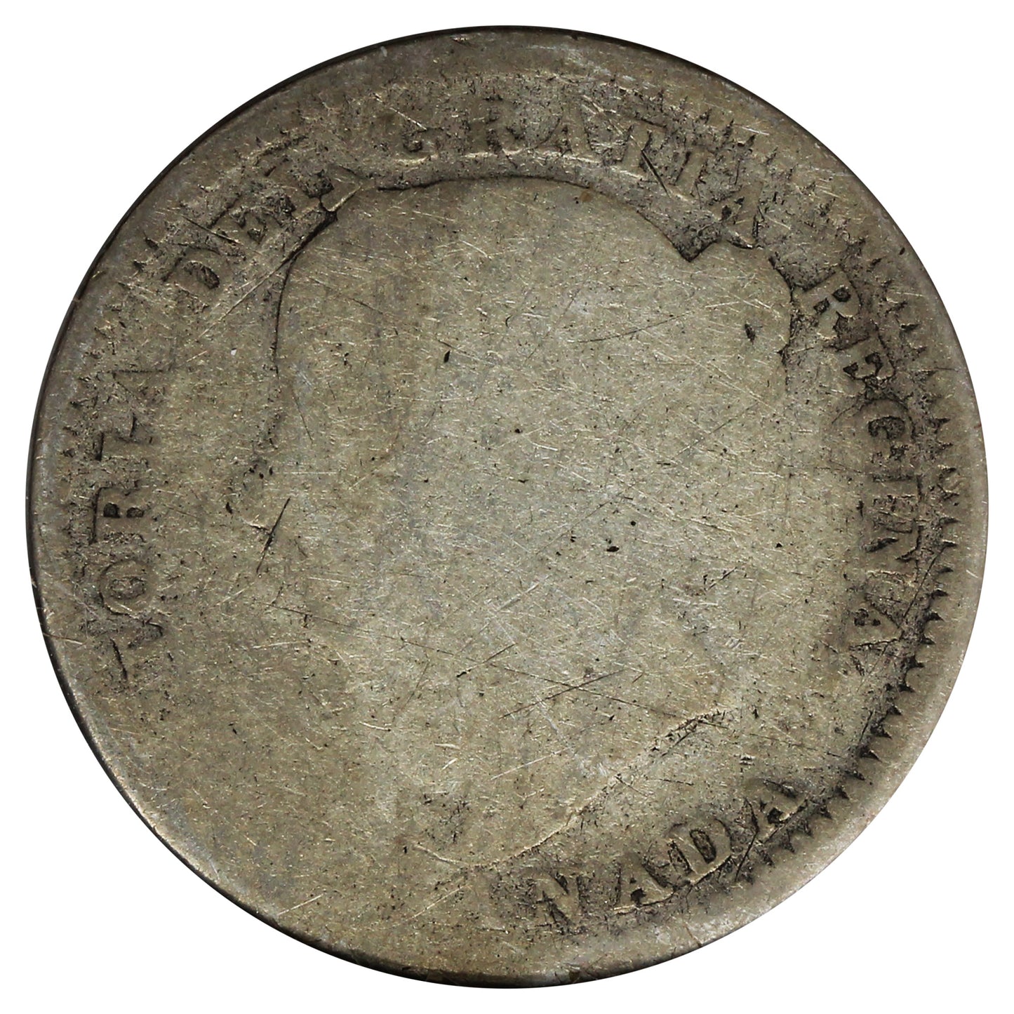 1901 Canada 10-cents About Good (AG-3) Scratched, cleaned, or impaired