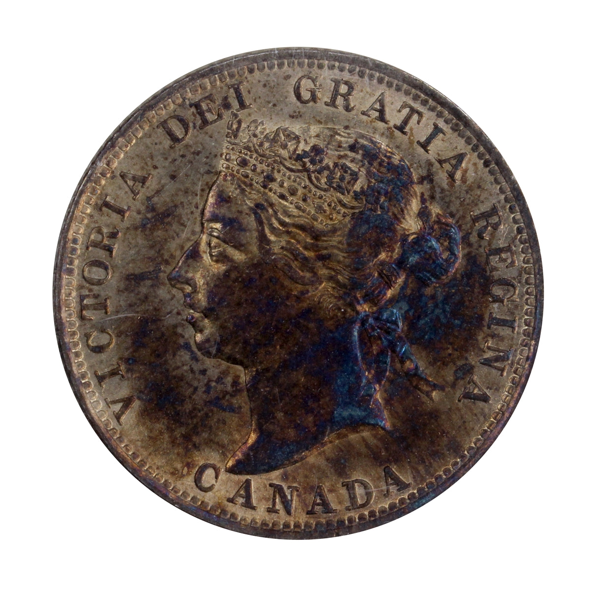 1889 Canada 25-cents ICCS Certified MS-62