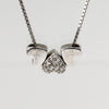 Lady's Sterling Silver Triple Heart Necklace - 18"