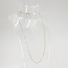 Lady's Sterling Silver Box Link Necklace - 18"