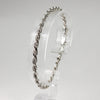 Unisex Sterling Silver Rope Link Bracelet - 8"