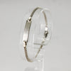 Unisex Sterling Silver Curb Link with Engravable Plate Bracelet - 7 1/4"