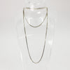 Unisex Sterling Silver Box Link Necklace - 27 1/2"