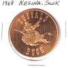 1969 Regina Buffalo Buck Trade Dollar Token (Scratched)