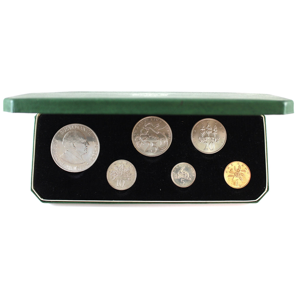 Jamaica 1969 6-coin Proof Set in Case (Impaired)