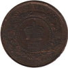 1861 New Brunswick 1-cent Almost Uncirculated (AU-50) $