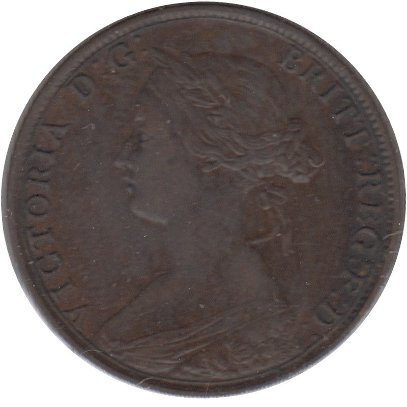 1864 Short 6 New Brunswick 1-cent Extra Fine (EF-40)