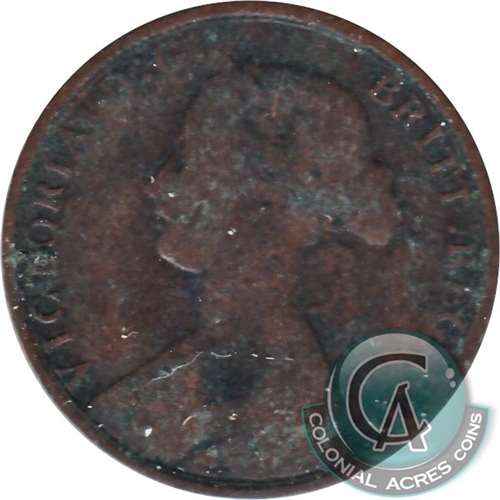 1861 Large Bud Nova Scotia 1-cent Good (G-4)