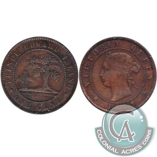 1871 Prince Edward Island 1-cent Fine (F-12)