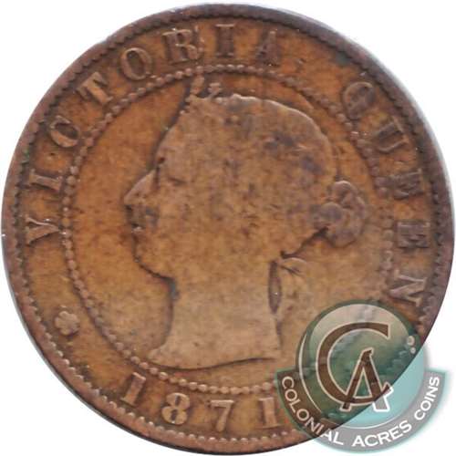 1871 Prince Edward Island 1-cent Good (G-4)