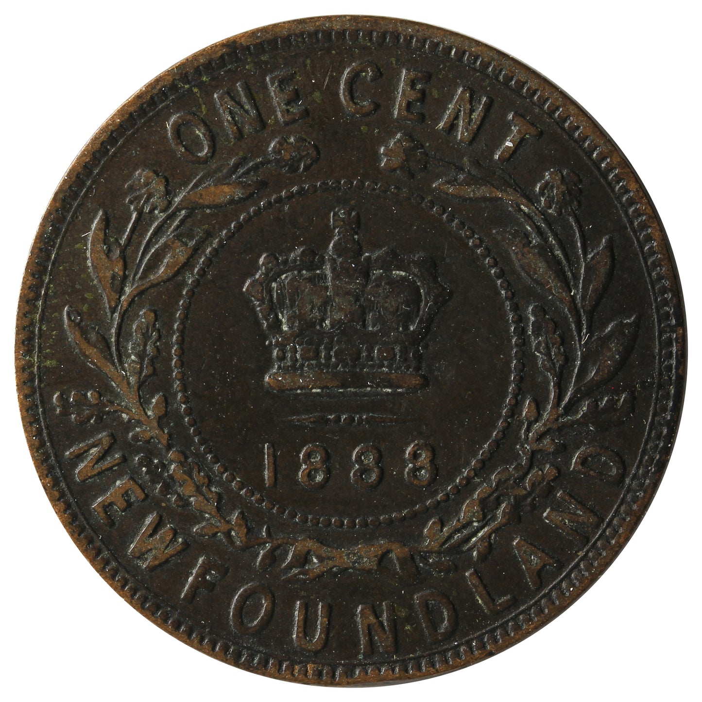 1888 Newfoundland 1-cent F-VF (F-15) $