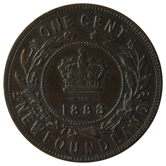 1888 Newfoundland 1-cent Very Fine (VF-20) $