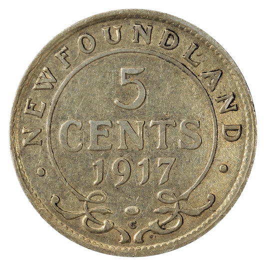 1917C Newfoundland 5-cents Very Fine (VF-20)