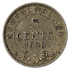 1938 Newfoundland 5-cents EF-AU (EF-45)