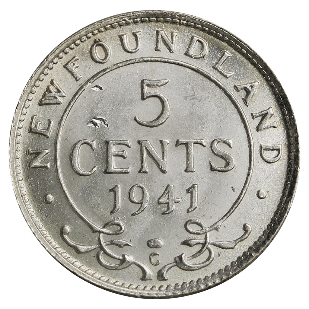 1941C Newfoundland 5-cents Brilliant Uncirculated (MS-63)