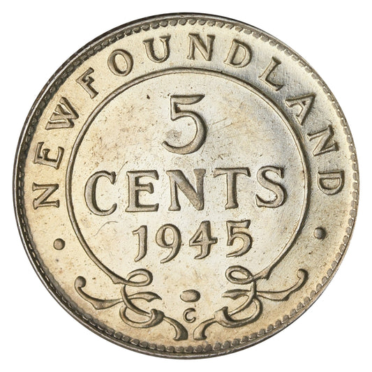 1945C Newfoundland 5-cents Uncirculated (MS-60)